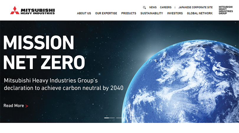 Mitsubishi Heavy Industries company web