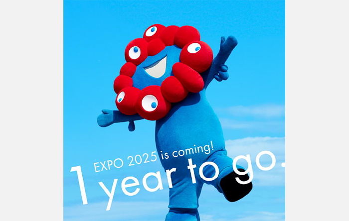 >Today is 1 year before the opening of EXPO 2025, Osaka, Kansai, Japan! ＼1 year to Go!!／ 