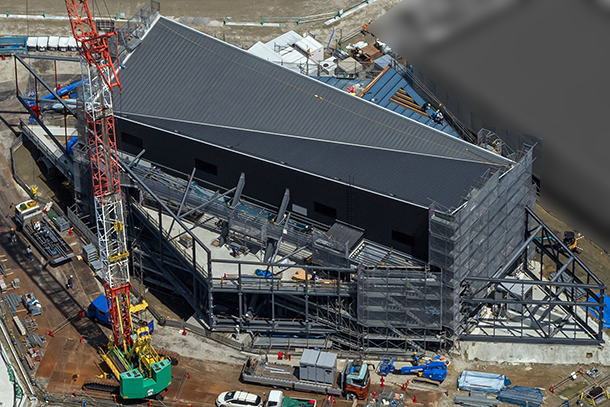 4月25日現在の建設現場