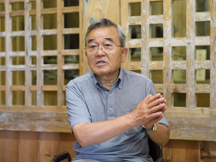 佐藤喜春氏／赤沼行政区 区長