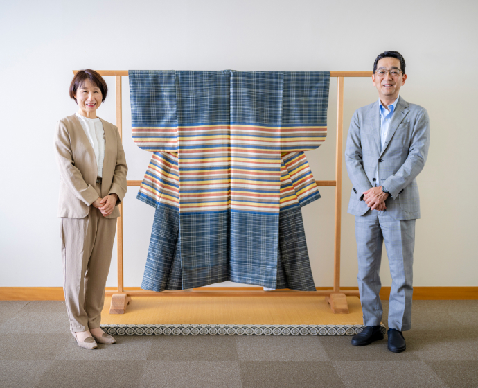 吉川氏(写真左)と三菱財団 七條氏(写真右)。
