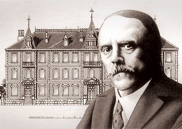 丸の内一号館立面図と熟年のコンドル